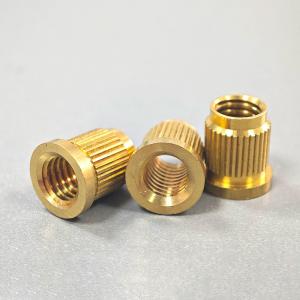 Straight Knurled Brass Threaded Insert Nut High Strength And Versatility