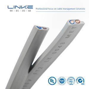 Semiconductor Flexible Rubber Flat 2 Core Power Wire Cable with Tinned Copper