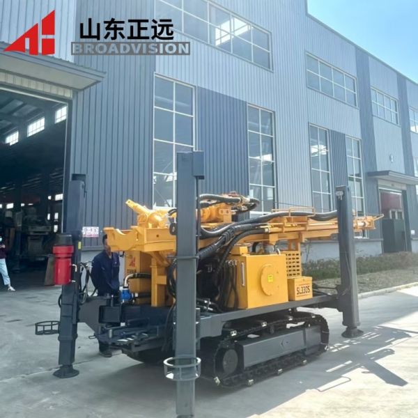 Buy Track-type Water Well Drilling Rig For Deep Drilling In Challenging Geological Conditions, With Diverse Capabilities, High Cost-effectiveness, Durability And Full Hydraulic System. at wholesale prices