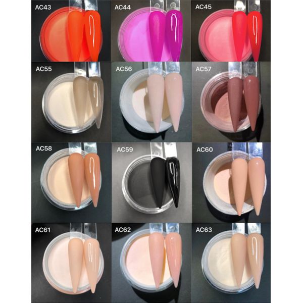 10g 30g 50g Capacity SAGALAGA Glitter Acrylic Powder No Lamp Needed for Professional Results