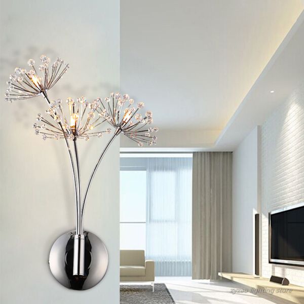 Nordic Creative Dandelion Flower Wall Lamps Bathroom Bedroom Bedside dandelion