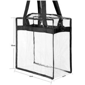 Reusable die cut handles promotional plastic bag, Promotional Items Transparent