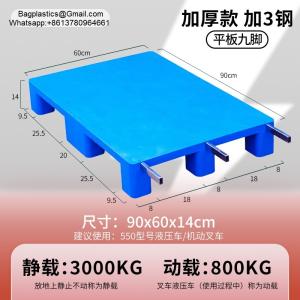Wholesale Euro Standard HDPE Grid Plastic Pallets 1200x1000MM Nine Feet