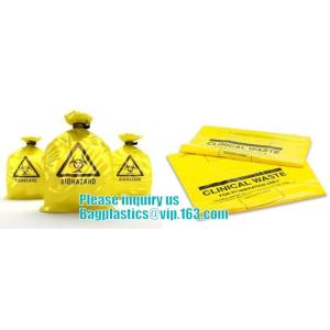 Polyethylene disposal asbestos waste bags, jumbo plastic industrial garbage