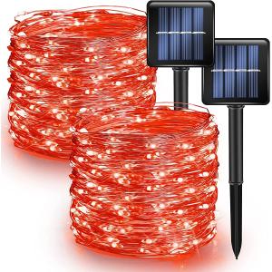 Quality 8 Modes Solar Copper Wire Lights 120pcs LED Fairy Lamp For Christmas Decoration for sale