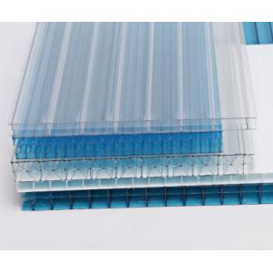Transparent Blue Hollow Honeycomb Polycarbonate Sheet Different Thickness For