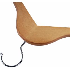 handcrafted Wooden Suit Hangers Smooth Finish Solid Wood Coat Hanger