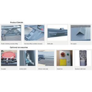 5T Four Post Hydraulic Lift 3286mm Width One Cylinder