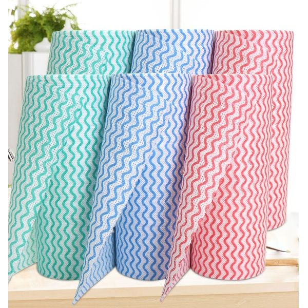 7 Days Sample Order Support Disposable Nonwoven Kitchen Cleaning Wipes with Wood Pulp