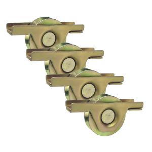 100kg Loading V Groove Wheels , 50mm Heavy Duty Castors