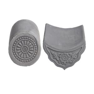 Authentic Traditional Chinese Temple Roof Tiles Premium Grey Clay Timeless