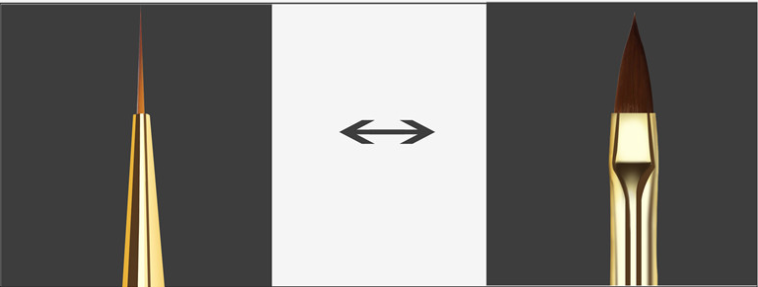 Mermaid Penholder Drawing Pen Set Dual Ended for 100% Kolinsky Acrylic Nail Brush