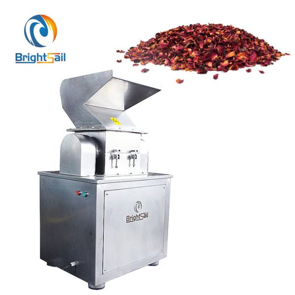 Buy Tea Leaves Crusher Machine Dry Hibiscus Flowers Pieces Powder Grinder Machine at wholesale prices