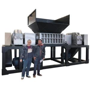 Gear-driven 15kW Shredder for Home Appliance and Refrigerator Material Reduction