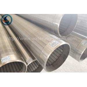 AISI 304 OD 114mm Sand Control Downhole Slotted Tube