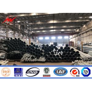 30m Electrical Transmission Line Pole Hot Dip Galvanized