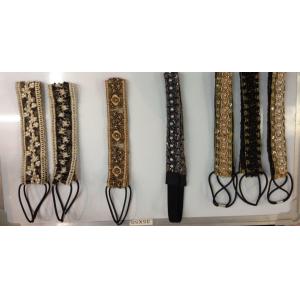 beaded & plaited hair band