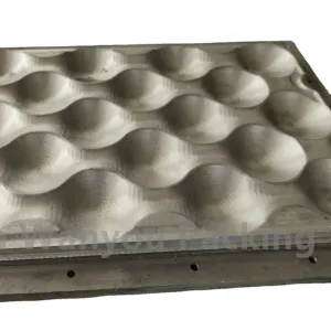 Plastic Or Aluminum Cast Egg Tray Mold For Multi Cavity Production Egg Tray
