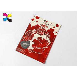 Quality Cartoon Brochure Printing Services Glossy Lamination With Saddle Stitching for sale