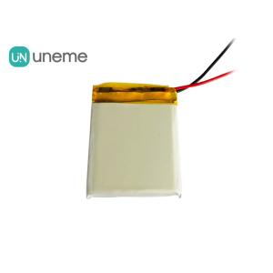 Bluetooth Tracker Lithium Polymer Battery Pack , 4.0mm*25.0mm*34.0mm Custom Lipo