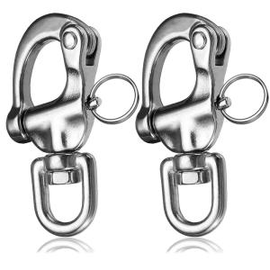 316 Stainless Steel Swivel Snap Shackle 65mm Metric Pin Lock