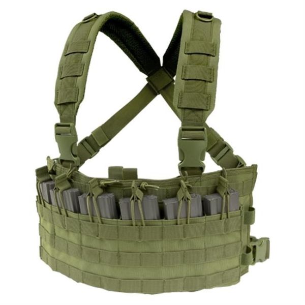 Buy Camouflage Airsoft Cross Tactical Chest Rigs And Vests Customized at wholesale prices