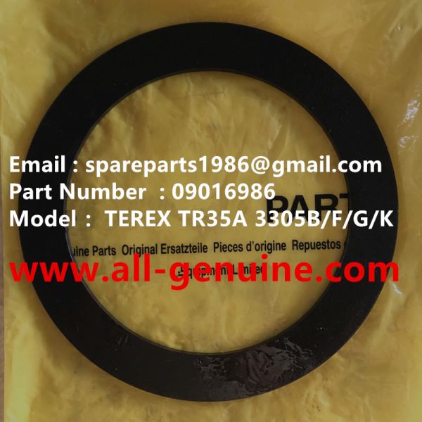 09016986 WASHER TEREX NHL TR50 TR60 TR45 TR70 DUMP TRUCK GENUINE HAULER CUMMINS ALLISON BUCYRUS GE UNIT RIG MINING