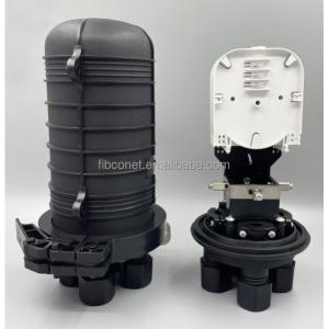 Vertical 48 Core Fiber Optic Closure IP68 Dome Splice Box and 1pcs Fiber