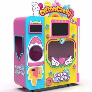 Snack Floss Automatic Cotton Candy Vending Machine 200KG ODM