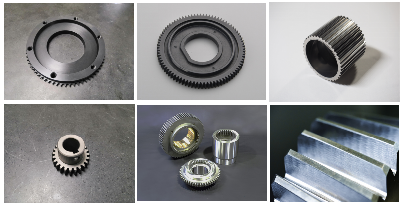 Helical High Precision Gears Harden Small Internal Spur Gears Stainless Steel