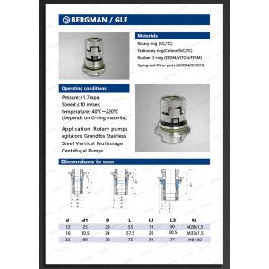 CR CRN CRI Pump Mechanical Seal HQQV HQQE 96525490