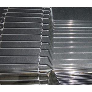 flat flex stainless steel wire mesh conveyor belt with chocolate enrobe