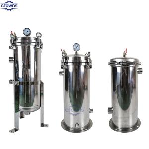 Stainless Steel Multi Bag Filter Housing Industrial Water Filters For Food