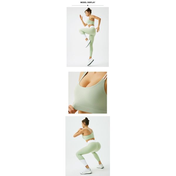Women Yoga Suit 2 Piece Workout High Quality Gym Wear for Women Yoga Set Running Fitness