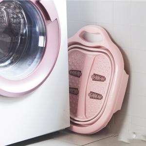 1KG Portable Plastic Foldable Foot Massage Bucket