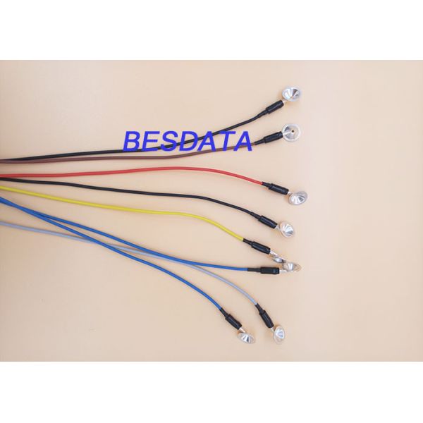 BCI Researcher EEG Electrode Cap Used Multicolor Coated Gold EEG Electrodes Din 1.5