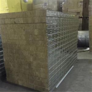 100mm rock wool sandwich panel use as industrial kiln board resistant fire more than 150 minutes