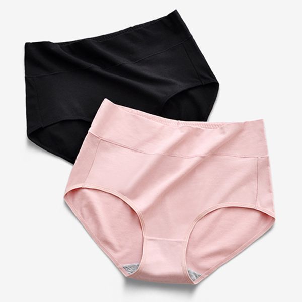 Solid Women Cotton Panties , Lingery cotton seamless hipster panties