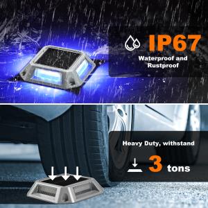 Solar LED Deck Light IP68 Waterproof Garden Stairs Path Light