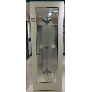 chrome caming triple decorative glass panel