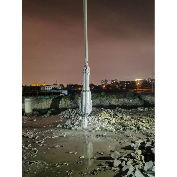 3000 Mm Length Steel Vibroflot Accessories ISO 9001 Certified Customizable For Ground Improvement