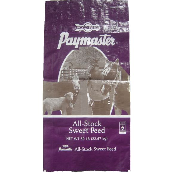 Multi - Functional BOPP Laminated PP Woven Bags , Woven Polypropylene Feed Bags