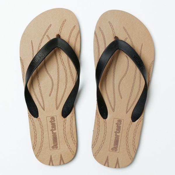 Custom Color Men's Flip Flops Textured Footbed Summer Slides Lightweight Design