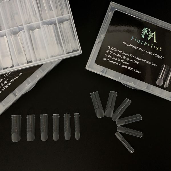 Extension Nails Ultra Short Almond Nail Clear Full Cover Press Gel French Style Soft Gel Tips With Logo Custom