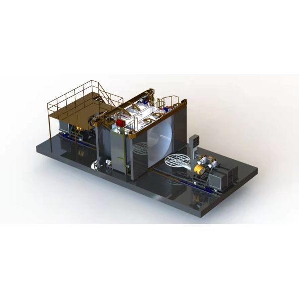 Buy 3M Shuttle Rotomolding Machine Oven 3000mm at wholesale prices