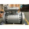 Forged Steel Flange End Worm Gear Operated Trunnion Ball Valve For Oil / Gas ANSI API6D for sale
