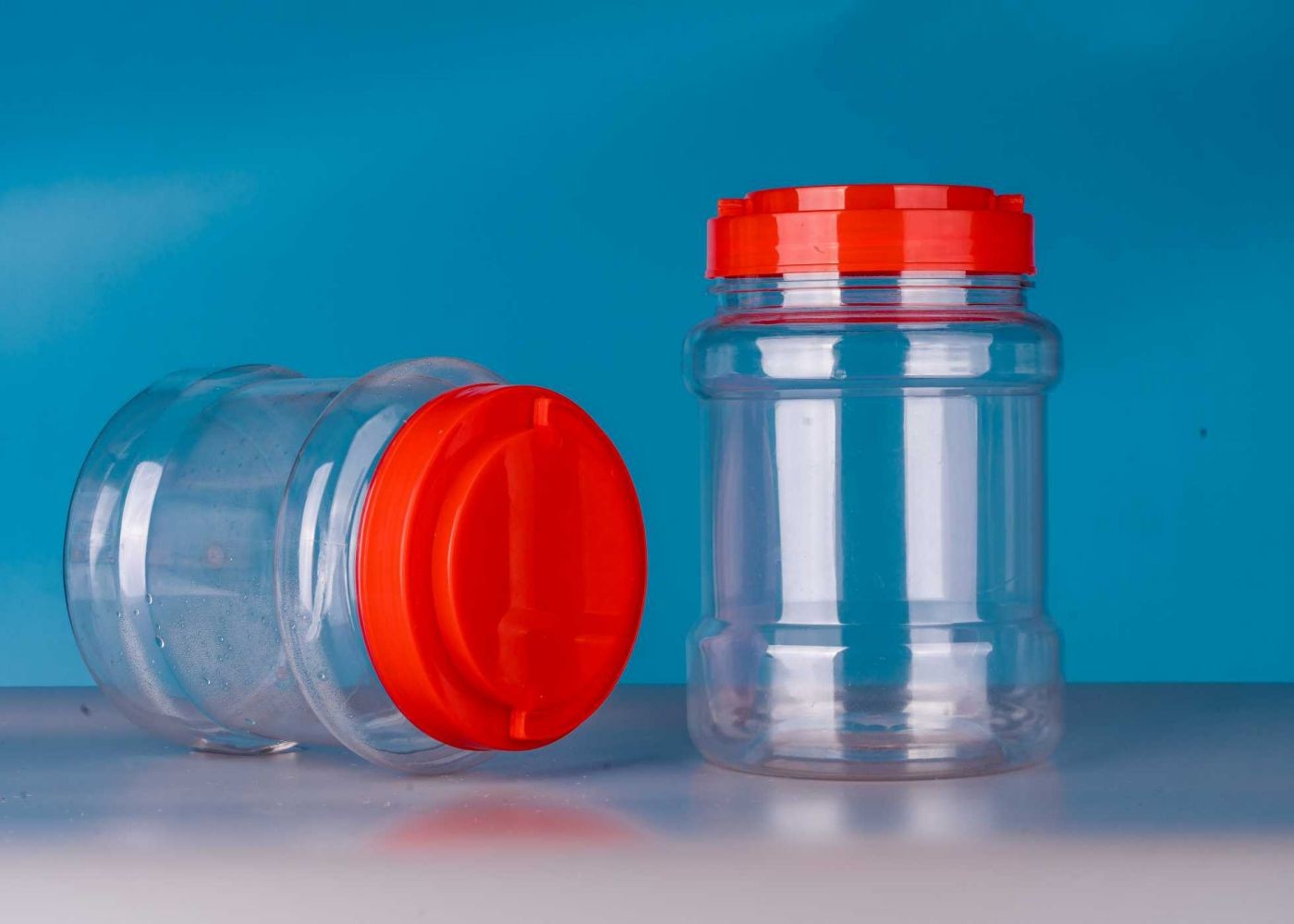 Quality 1500Ml Empty Plastic Juice Bottles with Lids – Cylinder Drink Containers - Great for Storing Homemade Juices, Water for sale