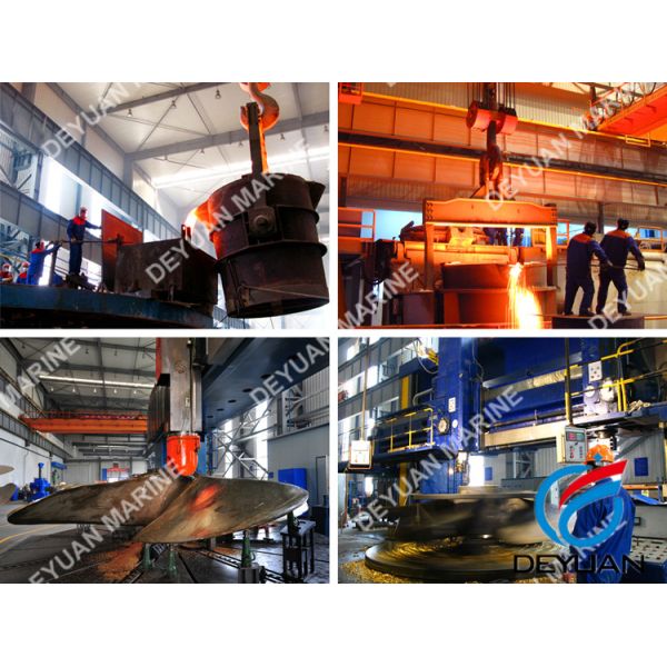 Marine Outboard Ship Propulsion Systems 4 Blade Fixed Pitch Propeller