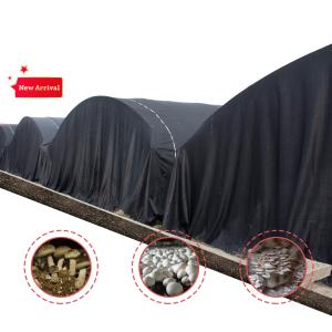 Vegetable Mushroom Planting Shading Greenhouse With Black White Covering And