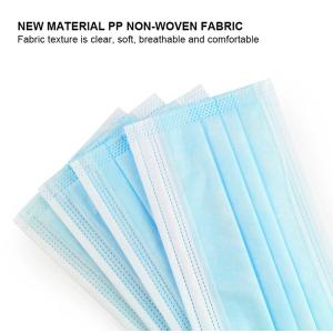 Hypoallergenic 25GSM Non Woven 3 Ply Disposable Mask
